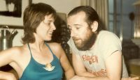 George and Brenda Carlin at home in the 1970's